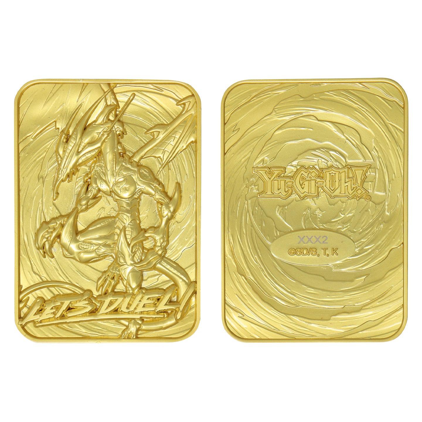 Yu-Gi-Oh! Limited Edition 24k Gold Plated Stardust Dragon Metal Card