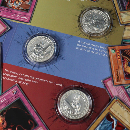 Yu-Gi-Oh! Limited Edition Silver Plated Knights Coin Collection Album
