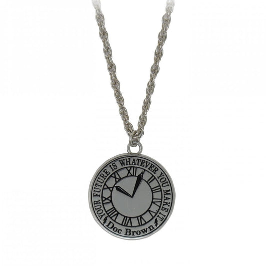 Fanattik Back To The Future Limited Edition Numbered Unisex Clock Necklace