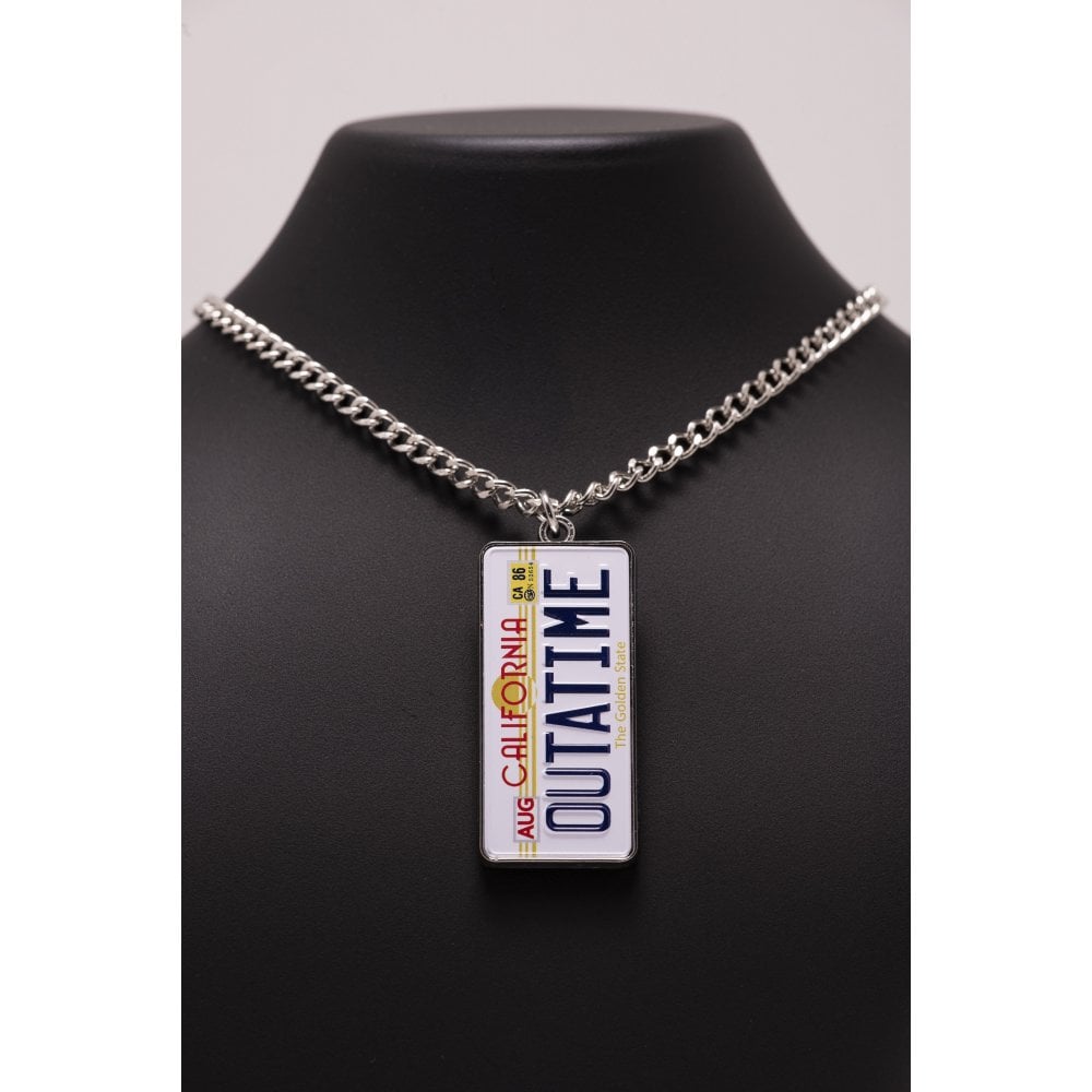 Fanattik Back To The Future Limited Edition Unisex Outatime Number Plate Necklace