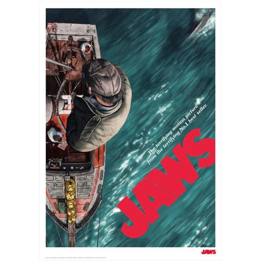 Fanattik Jaws Limited Edition Numbered Art Print & Certificate of Authenticity
