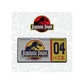 Fanattik Jurassic Park Number Plate Tin Sign