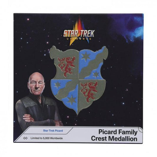 Fanattik Star Trek Universe Limited Edition Picard Family Crest Medallion