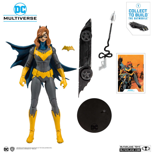 McFarlane Toys DC Multiverse Batgirl Art Of The Crime Figure Batmobile BAF