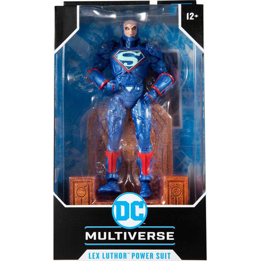 McFarlane Toys DC Multiverse Lex Luthor (Blue Power Suit) 7" Action Figure Justice League Darkseid War