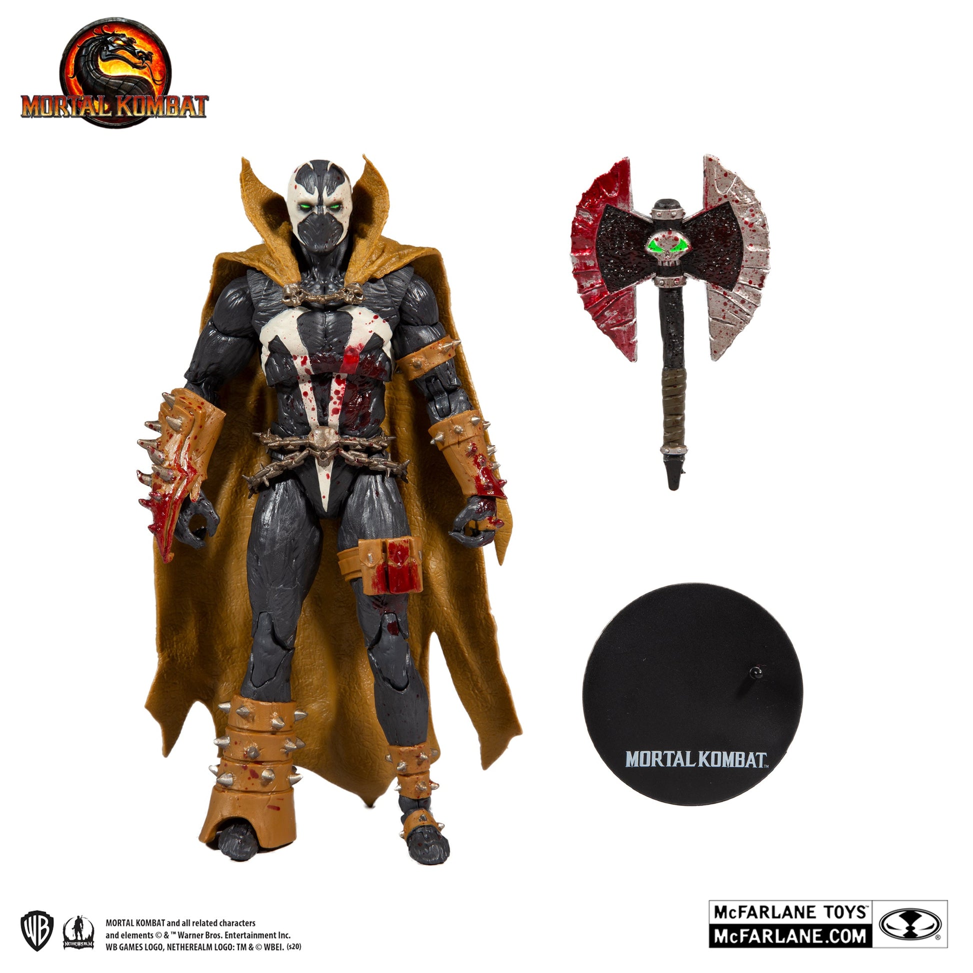 McFarlane Toys Mortal Kombat 11 Spawn (Bloody Classic) 7" Action Figure