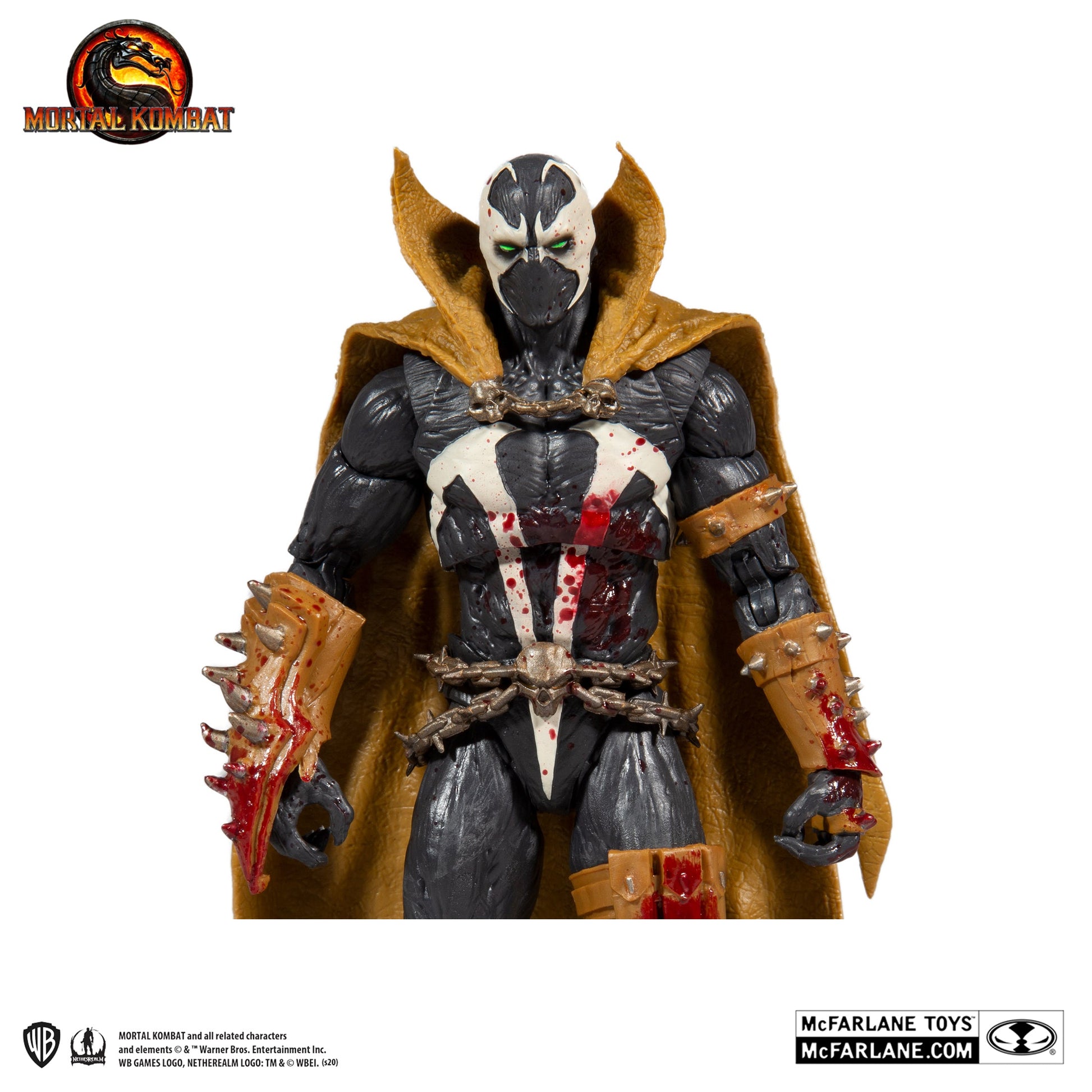 McFarlane Toys Mortal Kombat 11 Spawn (Bloody Classic) 7" Action Figure