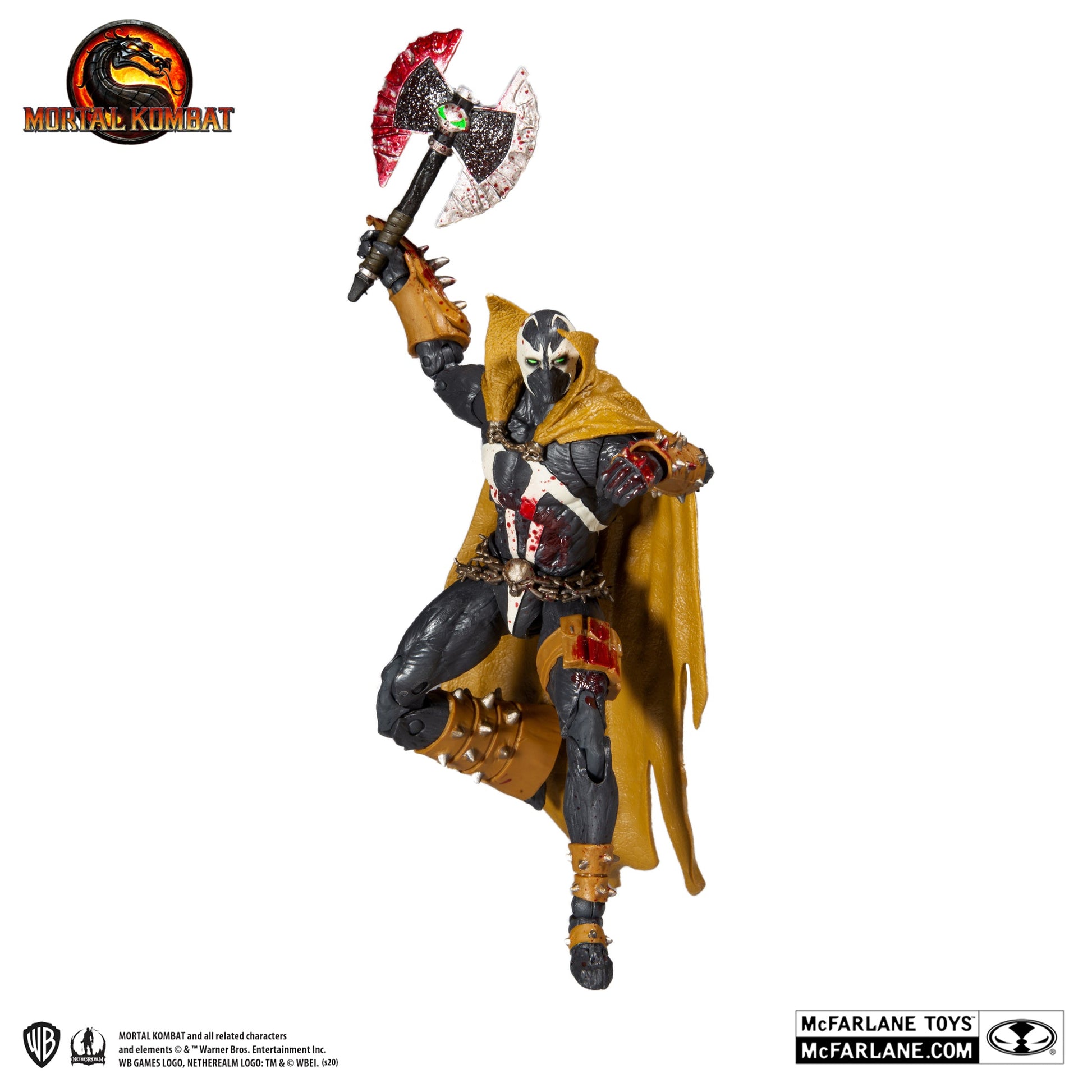 McFarlane Toys Mortal Kombat 11 Spawn (Bloody Classic) 7" Action Figure