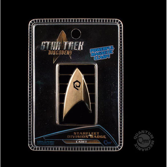 Star Trek Discovery - Starfleet Division 1:1 Magnetic Cadet Badge Prop Replica - QMx