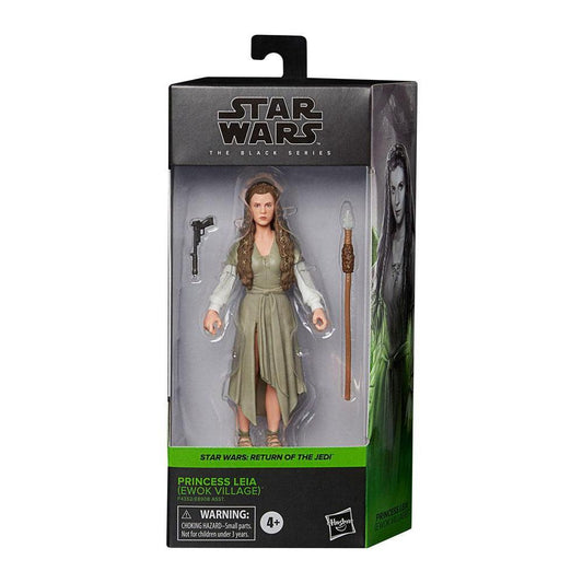Star Wars The Black Series Return Of The Jedi Princess Leia Ewok Village 15cm Action Figure